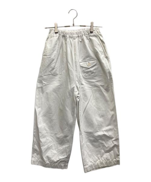 ゴーシュ（ゴーシュ）ゴーシュ (ゴーシュ) カツラギワイドパンツ ホワイト サイズ:2の古着・服飾アイテム