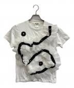 HOUGA MOE ISHIDAモエ イシダ）の古着「24ss riddle T」｜ホワイト