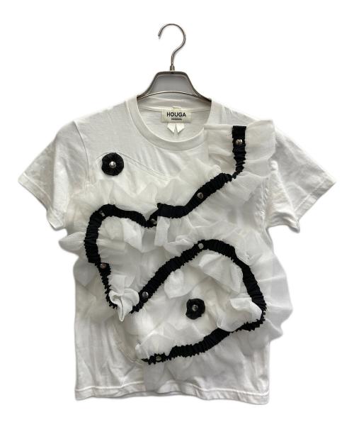 HOUGA MOE ISHIDA（モエ イシダ）HOUGA MOE ISHIDA (モエ イシダ) 24ss riddle T ホワイト サイズ:表記なしの古着・服飾アイテム