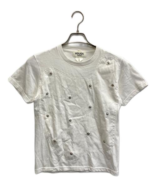 HOUGA MOE ISHIDA（モエ イシダ）HOUGA MOE ISHIDA (モエ イシダ) 24ss riddle T ホワイト サイズ:表記なしの古着・服飾アイテム