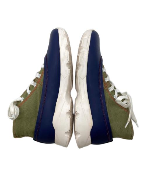 MARNI（マルニ）MARNI (マルニ) ドッキングハイカットスニーカー ネイビー×カーキ サイズ:36の古着・服飾アイテム