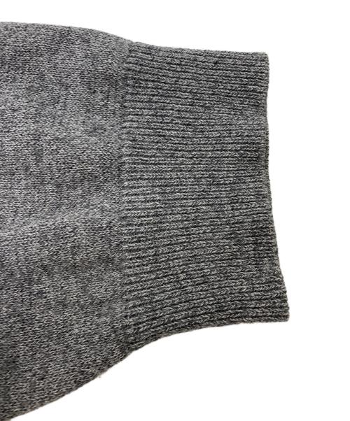 ATON（エイトン）ATON (エイトン) WOOL WASHI OVERSIZED CARDIGAN グレー サイズ:06の古着・服飾アイテム