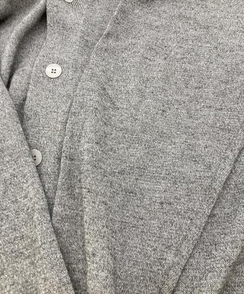 ATON（エイトン）ATON (エイトン) WOOL WASHI OVERSIZED CARDIGAN グレー サイズ:06の古着・服飾アイテム