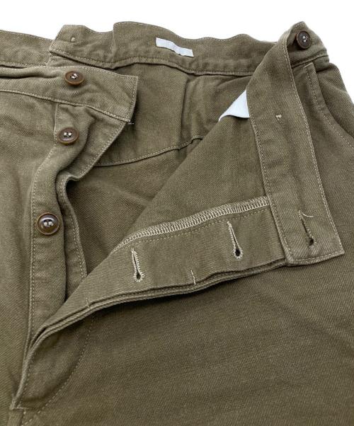 COMOLI（コモリ）COMOLI (コモリ) コットンシルク オーバーパンツ カーキ サイズ:Sの古着・服飾アイテム
