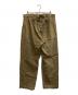 COMOLI (コモリ) コットンシルク オーバーパンツ カーキ サイズ:S：19000円