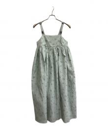 emmi（エミ）の古着「オリジナルジャガードワークワンピース」｜グリーン