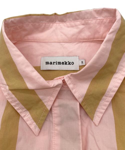 marimekko（マリメッコ）marimekko (マリメッコ) 25ss paper puhveli dress ピンク サイズ:38の古着・服飾アイテム