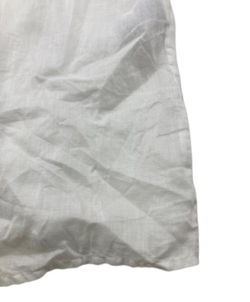 Mila Owen（ミラオーウェン）Mila Owen (ミラオーウェン) ロールアップスリーブオーバーラミーシャツ ホワイト サイズ:FREEの古着・服飾アイテム