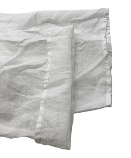 Mila Owen（ミラオーウェン）Mila Owen (ミラオーウェン) ロールアップスリーブオーバーラミーシャツ ホワイト サイズ:FREEの古着・服飾アイテム