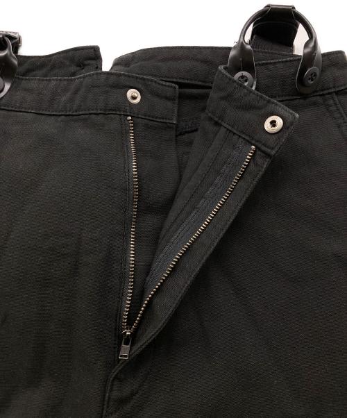Spick and Span（スピック＆スパン）Spick and Span (スピックアンドスパン) サスペンダー付きワーカーパンツ ブラック サイズ:38の古着・服飾アイテム