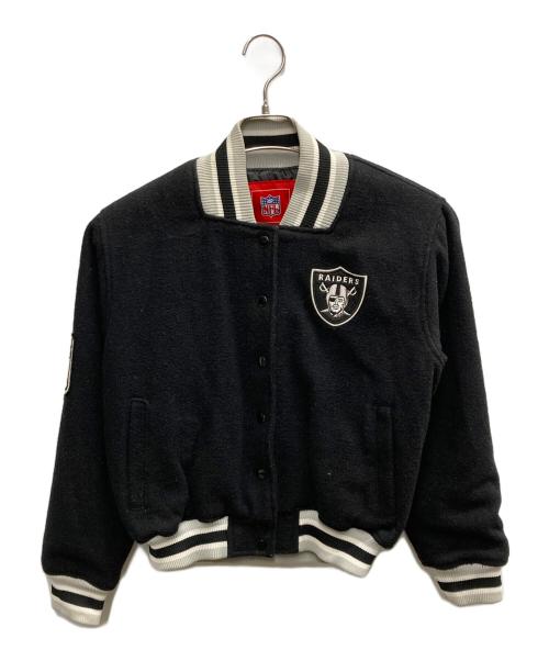 NFL（エヌエフエル）NFL (エヌエフエル) ウールスタジャン ブラック サイズ:Sの古着・服飾アイテム