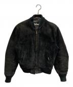 Schottショット）の古着「スエードブルゾン」｜ブラック