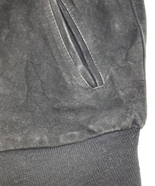 Schott（ショット）Schott (ショット) スエードブルゾン ブラック サイズ:38の古着・服飾アイテム