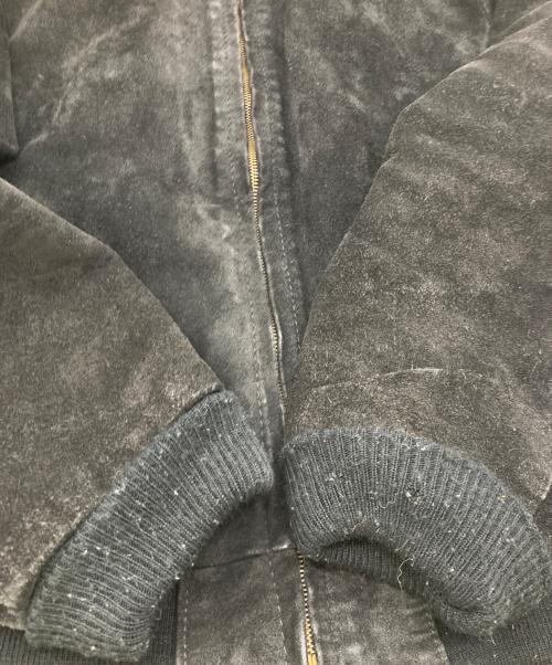 Schott（ショット）Schott (ショット) スエードブルゾン ブラック サイズ:38の古着・服飾アイテム