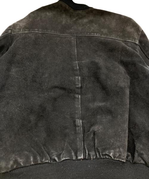 Schott（ショット）Schott (ショット) スエードブルゾン ブラック サイズ:38の古着・服飾アイテム