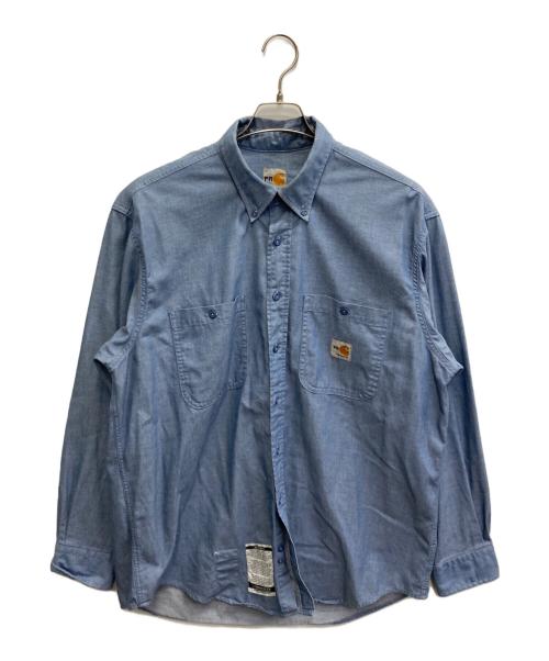 CarHartt（カーハート）CarHartt (カーハート) シャツ/Flame-Resistant Chambray Shir スカイブルー サイズ:Lの古着・服飾アイテム