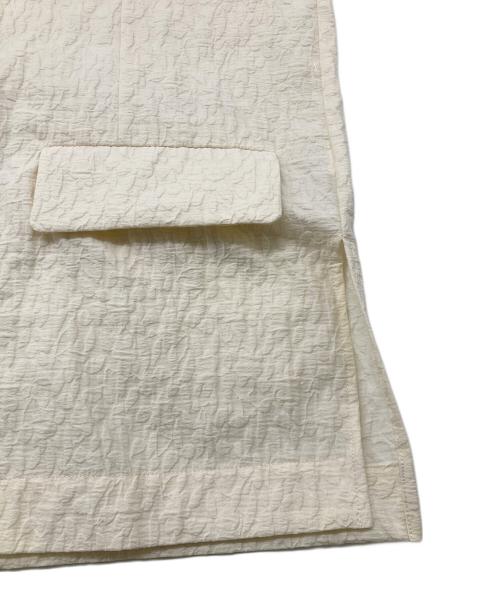 BEAUTY&YOUTH（ビューティーアンドユース）BEAUTY&YOUTH (ビューティーアンドユース) ジャカードVネックベスト ホワイト サイズ:FREEの古着・服飾アイテム