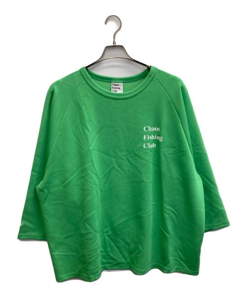CHAOS FISHING CLUB（カオスフィッシングクラブ）CHAOS FISHING CLUB (カオスフィッシングクラブ) スウェット 黄緑 サイズ:Lの古着・服飾アイテム
