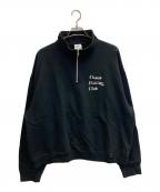 CHAOS FISHING CLUBカオスフィッシングクラブ）の古着「ハーフジップスウェット」｜ブラック