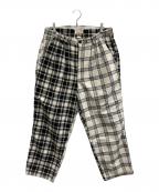kamikazeattackカミカゼアタック）の古着「チェックパンツ」｜ブラック×ホワイト