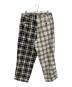 kamikazeattack (カミカゼアタック) チェックパンツ ブラック×ホワイト サイズ:XL：4000円