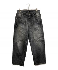 中古・古着通販】LABROS (ラブロス) デニムパンツ ブラウン サイズ:M