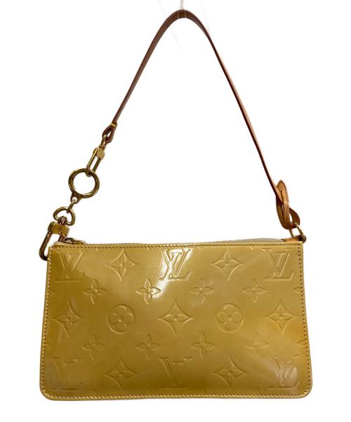 LOUIS VUITTON（ルイ ヴィトン）LOUIS VUITTON (ルイ ヴィトン) ハンドポーチ ベージュの古着・服飾アイテム