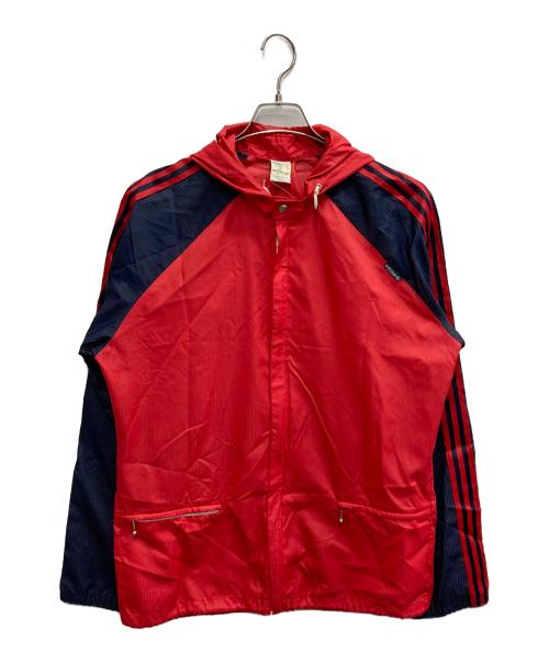 adidas（アディダス）adidas (アディダス) 70s～80s Hooded Jacket レッド サイズ:不明の古着・服飾アイテム