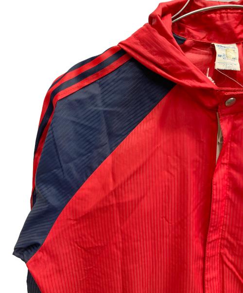 adidas（アディダス）adidas (アディダス) 70s～80s Hooded Jacket レッド サイズ:不明の古着・服飾アイテム