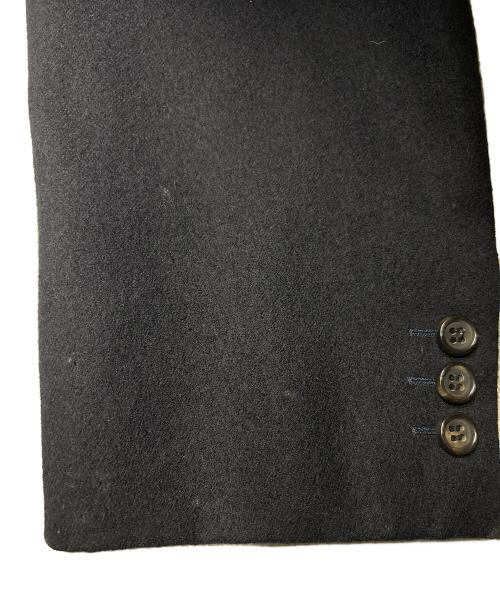 COMME des GARCONS HOMME（コムデギャルソン オム）COMME des GARCONS HOMME (コムデギャルソン オム) フロント刺繍 3Bウールジャケット【AD1990・田中オム】 ブラック サイズ:Mの古着・服飾アイテム