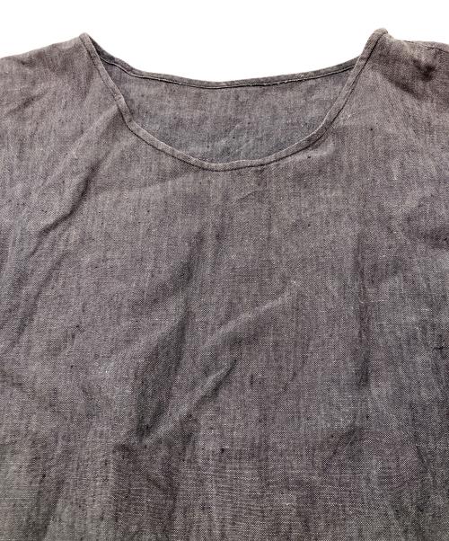 nest Robe（ネストローブ）nest Robe (ネストローブ) ドルマンスリーブリネンワンピース グレー サイズ:表記無の古着・服飾アイテム
