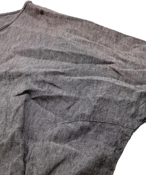 nest Robe（ネストローブ）nest Robe (ネストローブ) ドルマンスリーブリネンワンピース グレー サイズ:表記無の古着・服飾アイテム