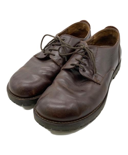 BIRKENSTOCK（ビルケンシュトック）BIRKENSTOCK (ビルケンシュトック) レザーシューズ ブラウン サイズ:43の古着・服飾アイテム