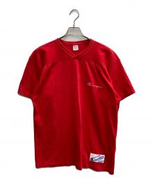 Champion（チャンピオン）の古着「80s フットボールTシャツ トリコタグ USA製」｜レッド