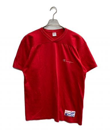 【トリコタグ80s】Champion チャンピオン　フットボールTシャツ 中古・古着通販】Champion (チャンピオン) 80s フットボールTシャツ