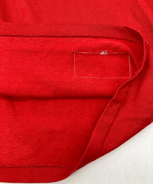 Champion（チャンピオン）Champion (チャンピオン) 80s フットボールTシャツ トリコタグ USA製 レッド サイズ:Lの古着・服飾アイテム