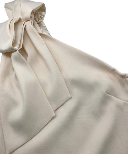 acka（エーシーケーエー）ACKA (エーシーケーエー) one shoulder point one-piece ベージュ サイズ:2の古着・服飾アイテム