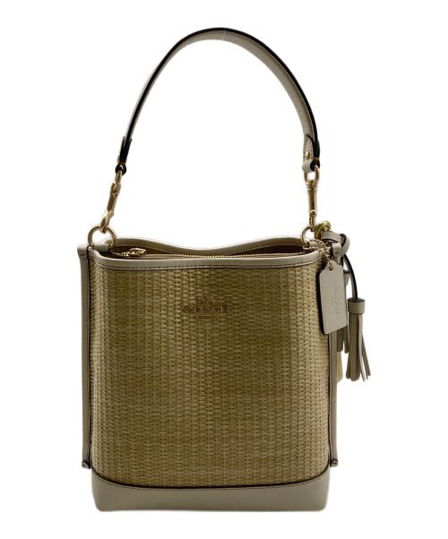 COACH（コーチ）COACH (コーチ) モリーバケットバッグ22 ベージュの古着・服飾アイテム