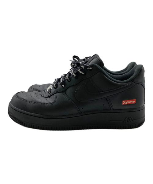 NIKE（ナイキ）NIKE (ナイキ) Supreme (シュプリーム) AIR FORCE1 ブラック サイズ:25cmの古着・服飾アイテム