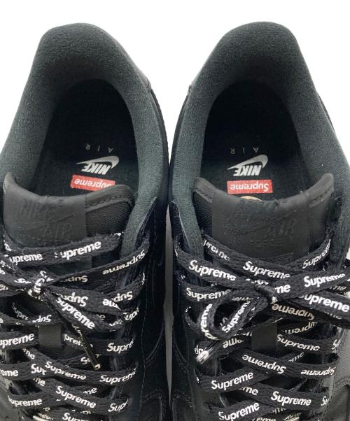 NIKE（ナイキ）NIKE (ナイキ) Supreme (シュプリーム) AIR FORCE1 ブラック サイズ:25cmの古着・服飾アイテム