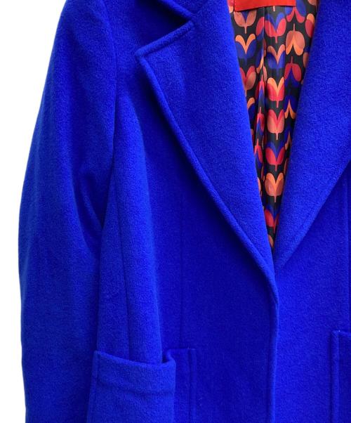 MAX&Co.（マックスアンドコー）MAX&Co. (マックスアンドコー) RUNAWAYウールコート ブルー サイズ:36の古着・服飾アイテム