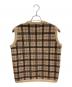 BURBERRY LONDON (バーバリーロンドン) ノバチェックニットベスト ブラウン サイズ:S：5000円
