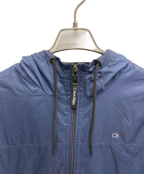 Calvin Klein（カルバンクライン）Calvin Klein (カルバンクライン) ナイロンジャケット ネイビー サイズ:Sの古着・服飾アイテム
