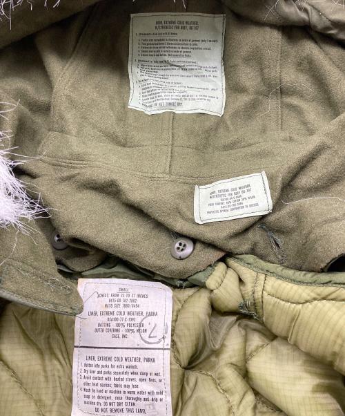 US ARMY（ユーエスアーミー）US ARMY (ユーエスアーミー) M65 フィッシュテールパーカー グリーン サイズ:Sの古着・服飾アイテム