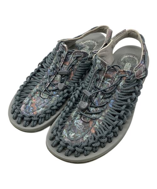 KEEN（キーン）KEEN (キーン) ELNEST (エルネスト) UNEEK YAKUSHIMA Forestra Camo グレー サイズ:27の古着・服飾アイテム