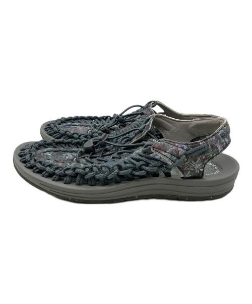 KEEN（キーン）KEEN (キーン) ELNEST (エルネスト) UNEEK YAKUSHIMA Forestra Camo グレー サイズ:27の古着・服飾アイテム