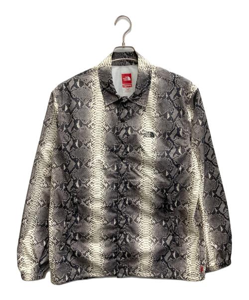 THE NORTH FACE（ザ ノース フェイス）THE NORTH FACE (ザ ノース フェイス) Supreme (シュプリーム) 18SS Snakeskin Taped Seam Coachs Jacket グレー サイズ:Mの古着・服飾アイテム