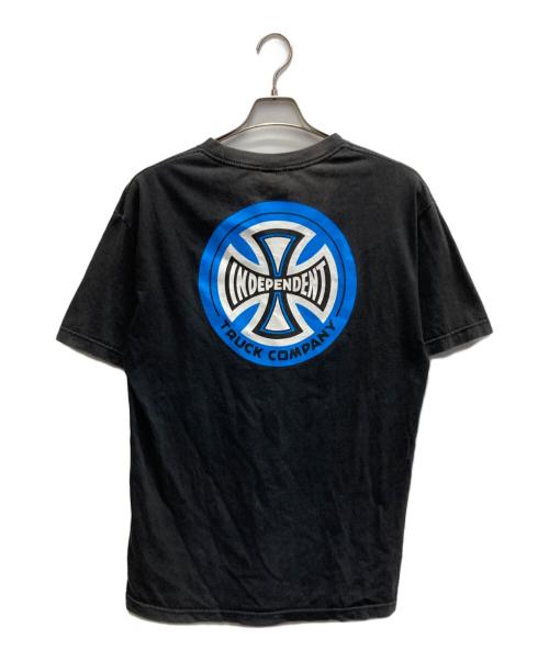 INDEPENDENT（インディペンデント）INDEPENDENT (インディペンデント) ロゴTEE ブラック サイズ:不明の古着・服飾アイテム