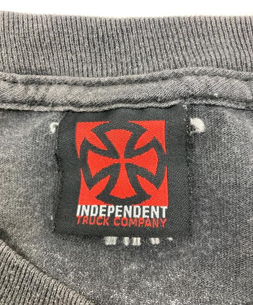 INDEPENDENT（インディペンデント）INDEPENDENT (インディペンデント) ロゴTEE ブラック サイズ:不明の古着・服飾アイテム