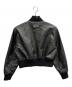 X-GIRL (エックスガール) DISTRESSED FAUX LEATHER COMPACT BLOUSON ブラック サイズ:O/S 未使用品：7000円